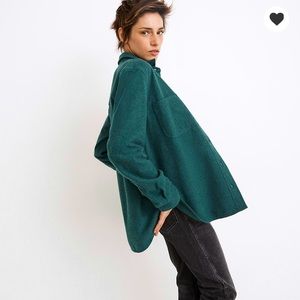 Flannel oversized Ex-boyfriend Swing Shirt (NWOT)